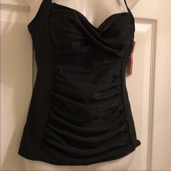 🔥ON SALE🔥3/$30🔥 💖 Merona Women’s Tankini Bikini Top Swimsuit - Picture 2 of 5